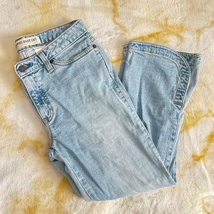 GAP cropped boot cut stretch jeans